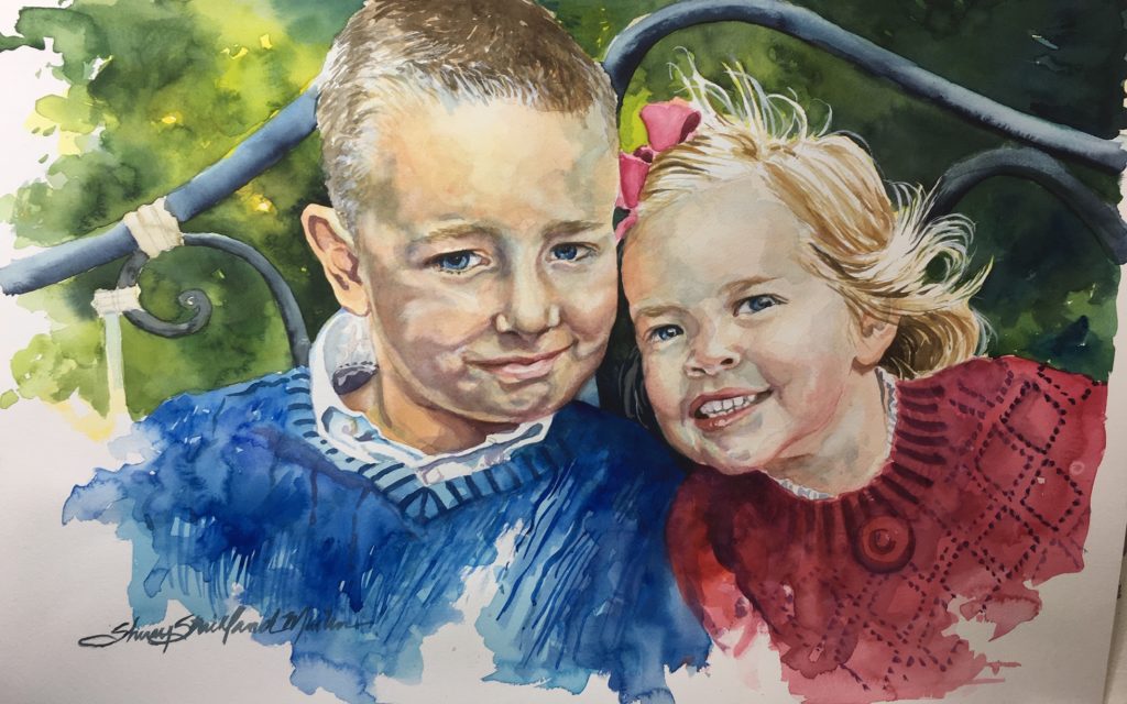 "Charlie & Claire" 18" x 24"