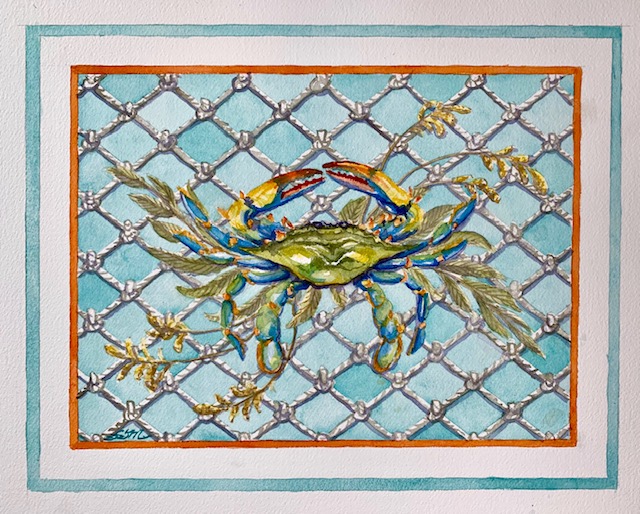 "Blue Crab" Horizontal/Local color