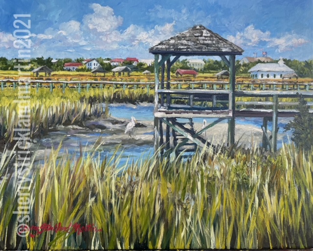 "The Dock on Pawleys" 18"24" Oils -available