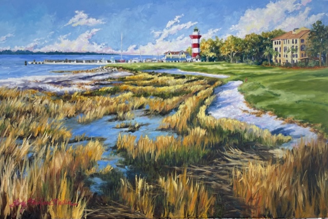 "Harbortown 18th" 24" x 36" oils, Available @  Thibault Gallery 7000.00